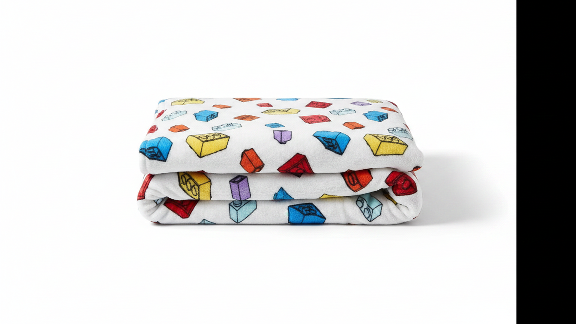 Official Lego Fleece Blanket | Toy Building Block Design Super Soft Warm Throw | Perfect For Toddler Bedrooms Camping & Sleepovers | Size 40x59"