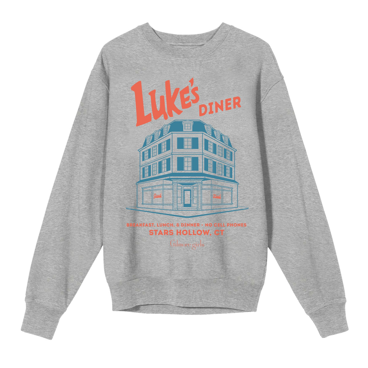 Gilmore Girls Luke Diner Building Sweatshirt for Adult Fans