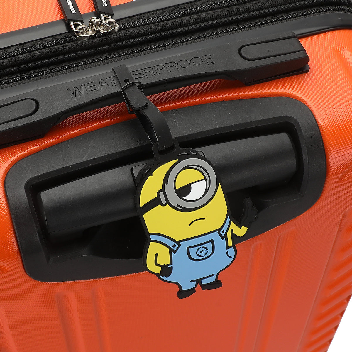 Minions Character Rubber Molded Luggage Tag Set for Travel and Fandom Fans