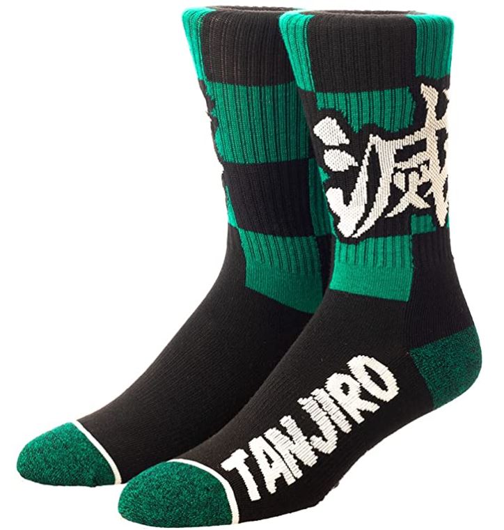 Demon Slayer Tanjiro Athletic Crew Socks for Men
