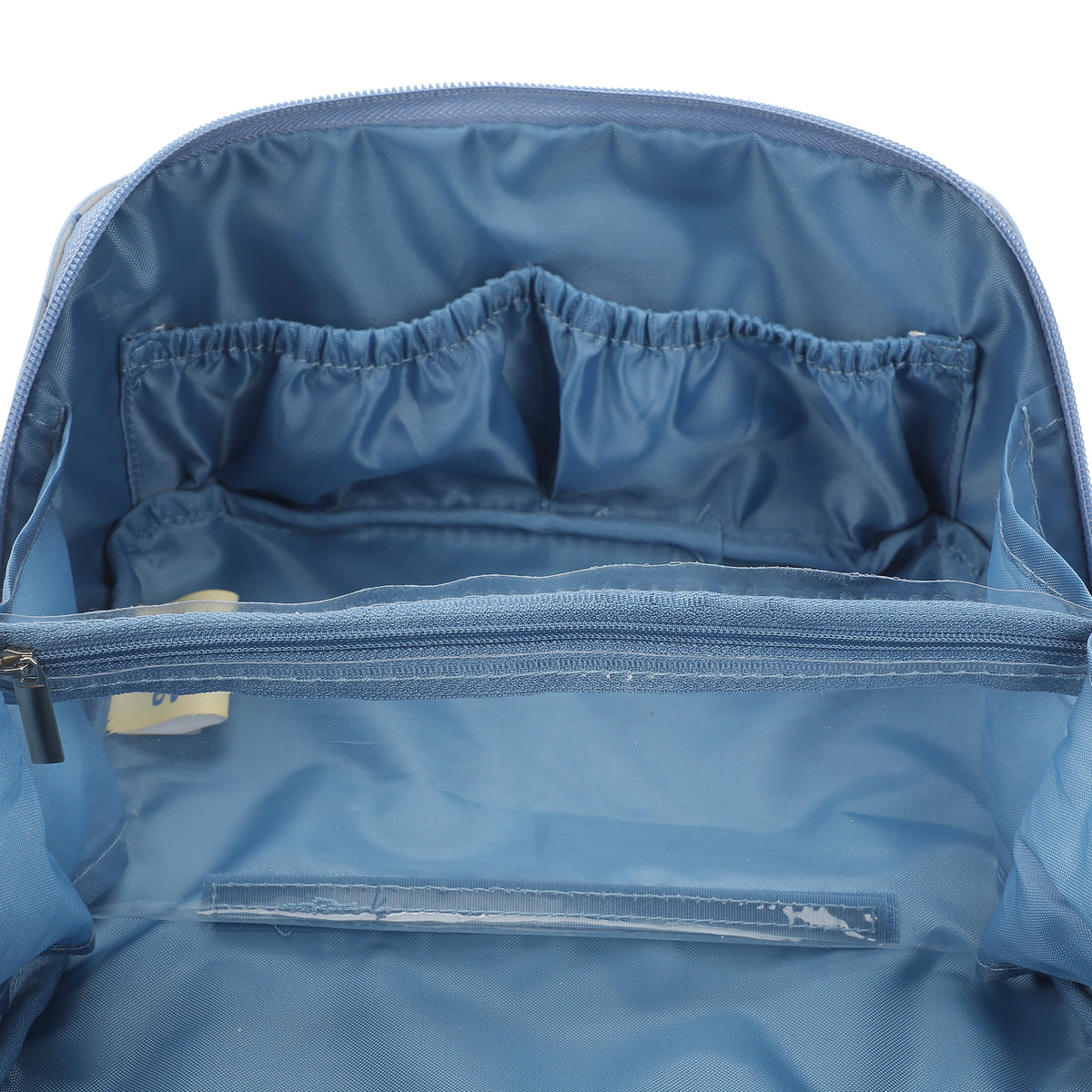 Disney Stitch Poses All-Over Print 9" Blue Cosmetic Makeup Toiletry Bag