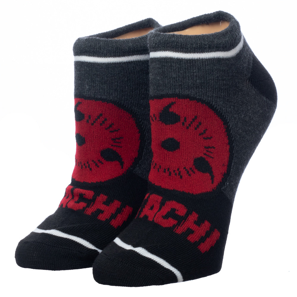 Naruto Anime Colorblock Casual Ankle Socks for Men 5-Pack
