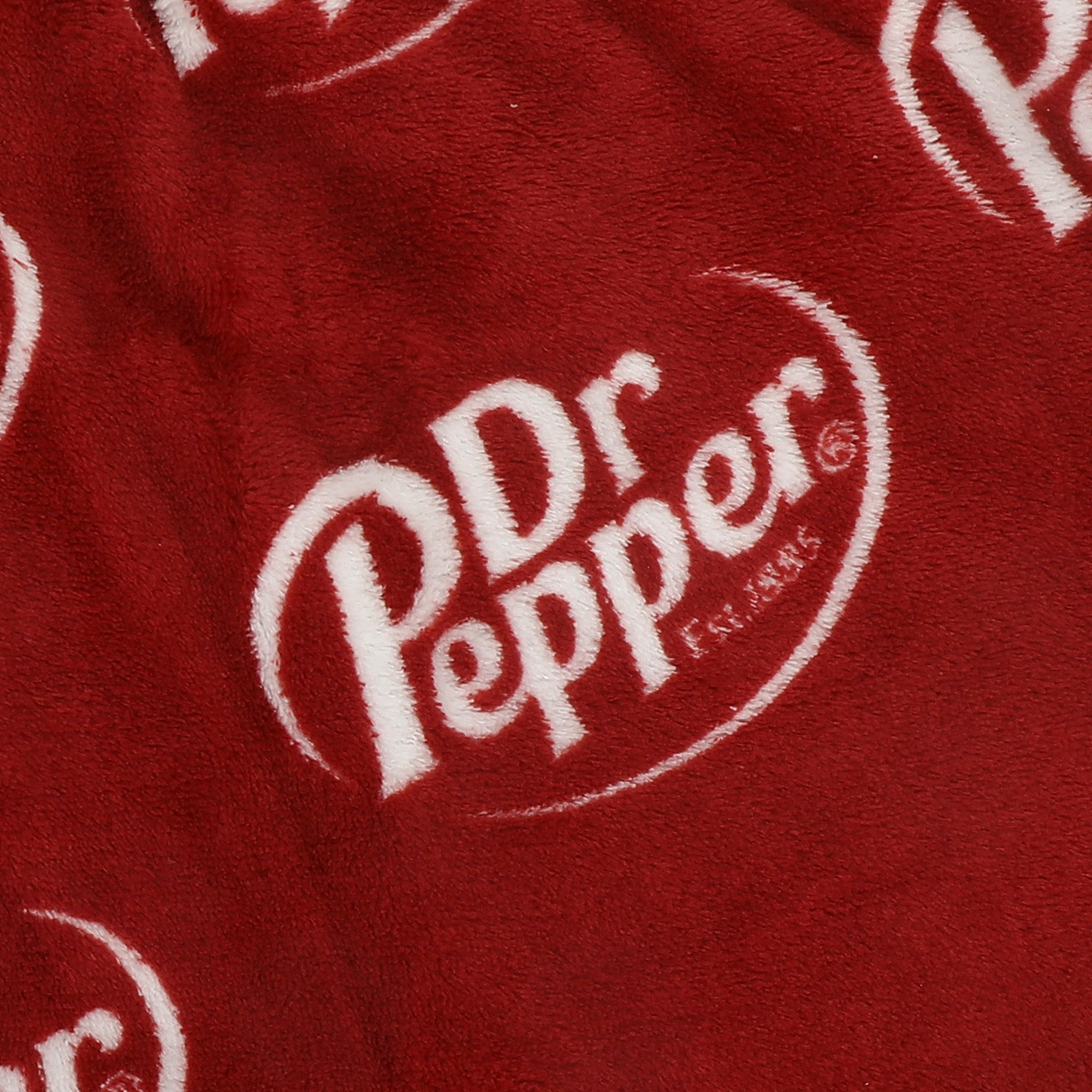 Dr Pepper Logo All-Over Print Women's Plush Shorts