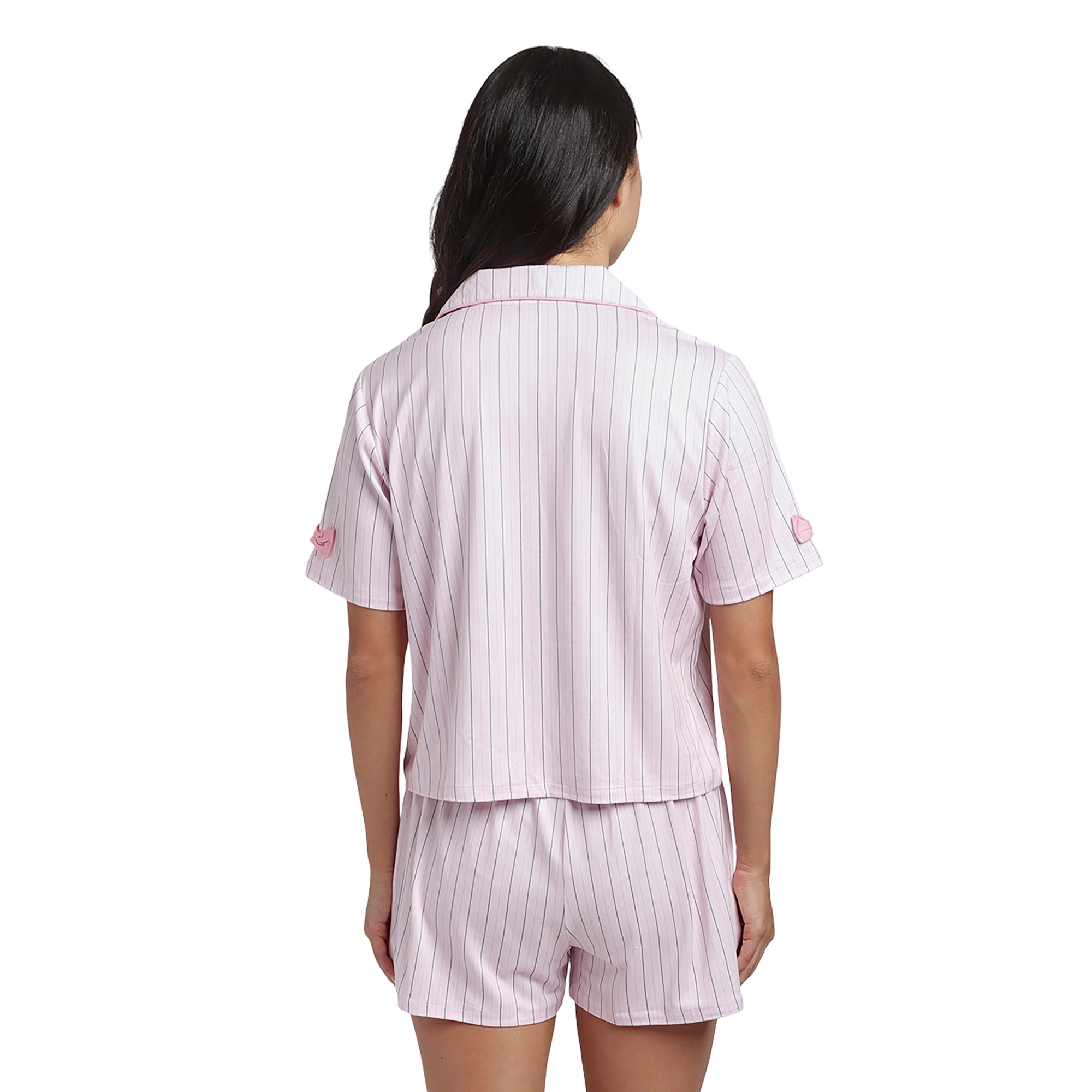 Hello Kitty Character Face Women's 2-Pack Shirt & Shorts Pajama Set