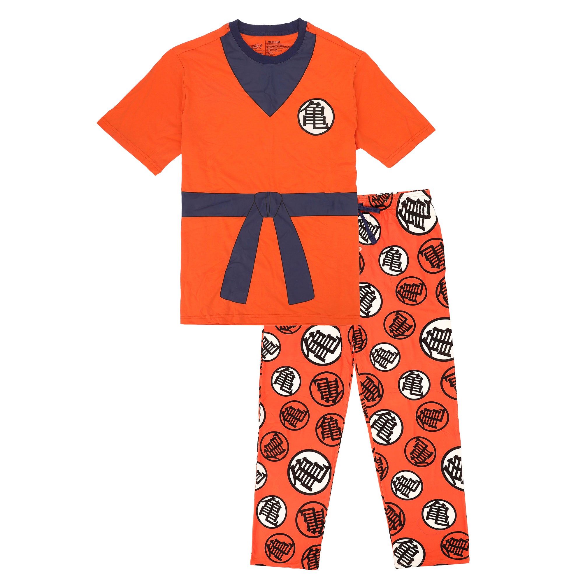Dragon Ball Z Goku Tunic Men's 2-Pack Pajama Set