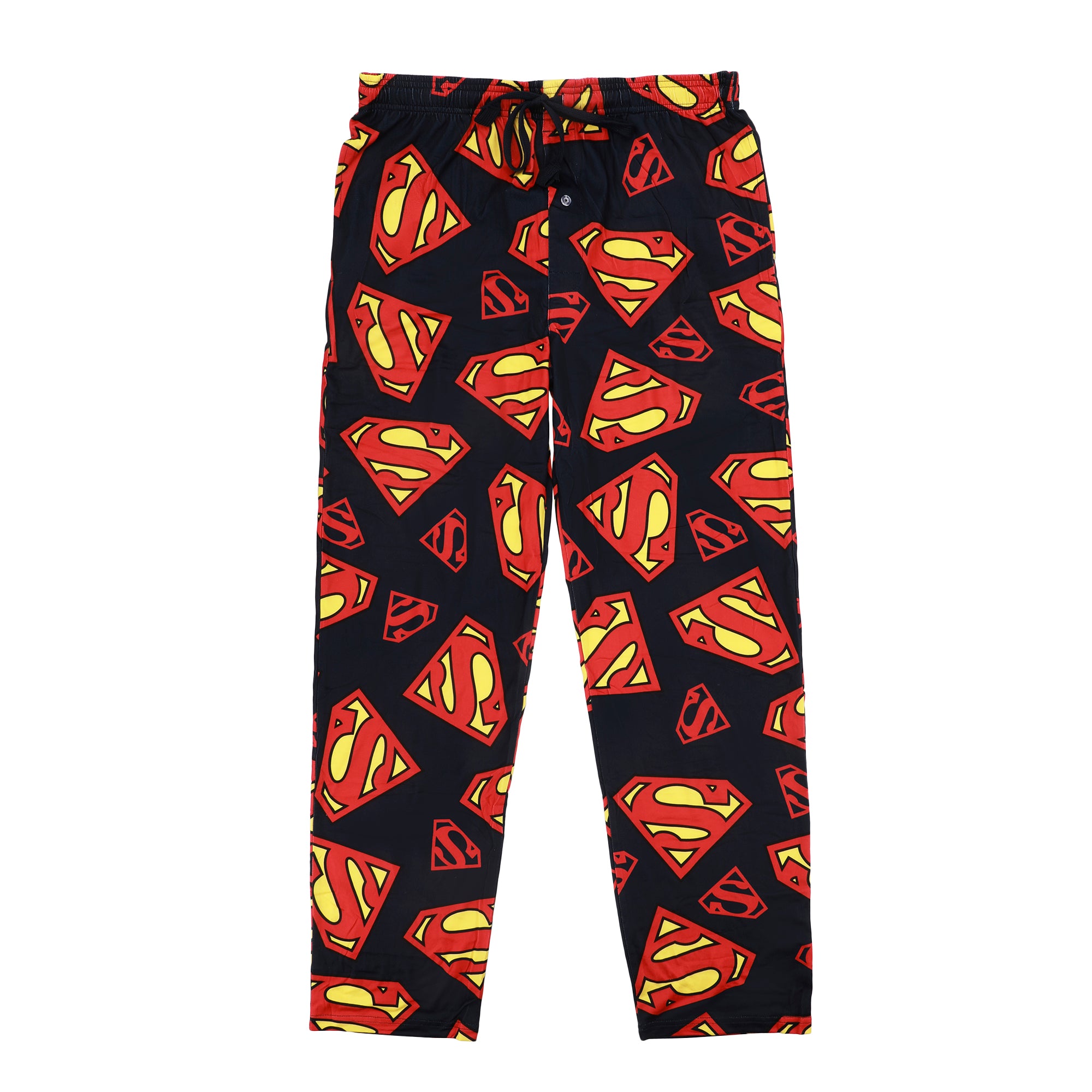 Superman S-Shield All-Over Print Men's Sleep Pajama Pants