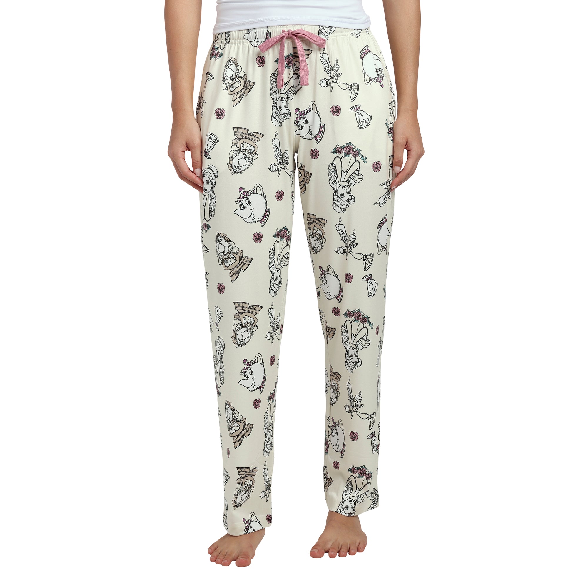 Disney's Beauty & the Beast All-Over Print Women's Sleep Pajama Pants