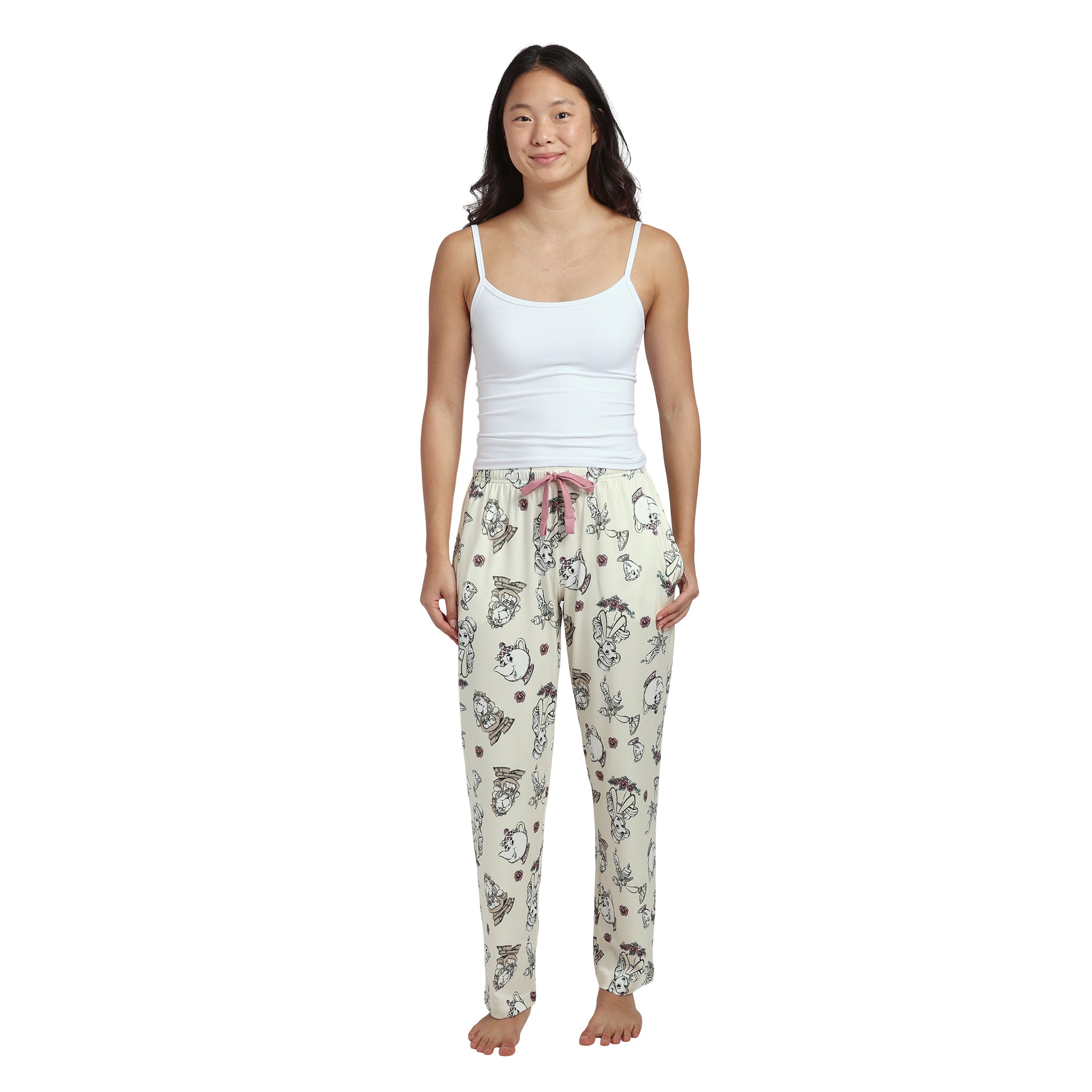 Disney's Beauty & the Beast All-Over Print Women's Sleep Pajama Pants