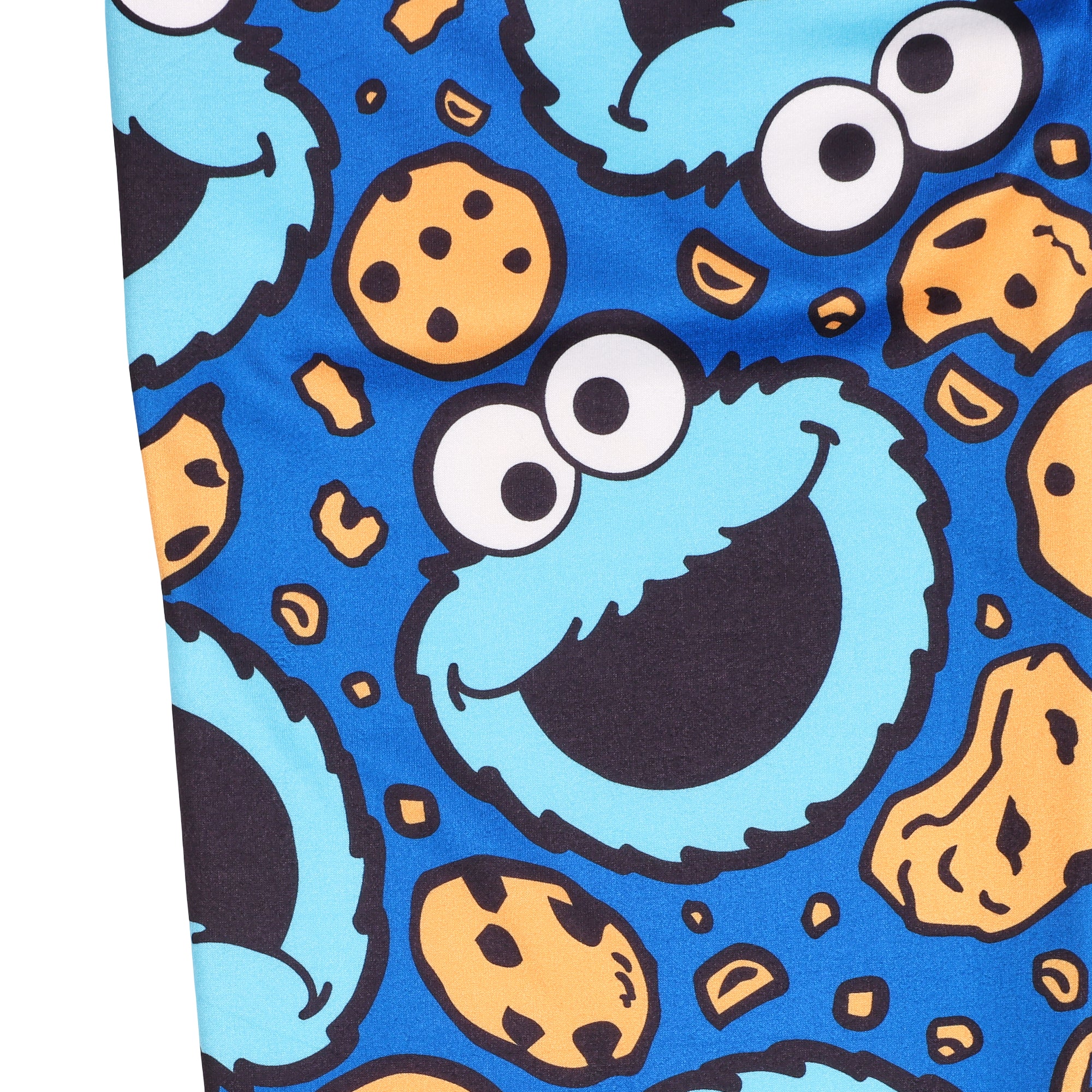 Sesame Street Cookie Monster AOP Mens Sleep Pajama Pants