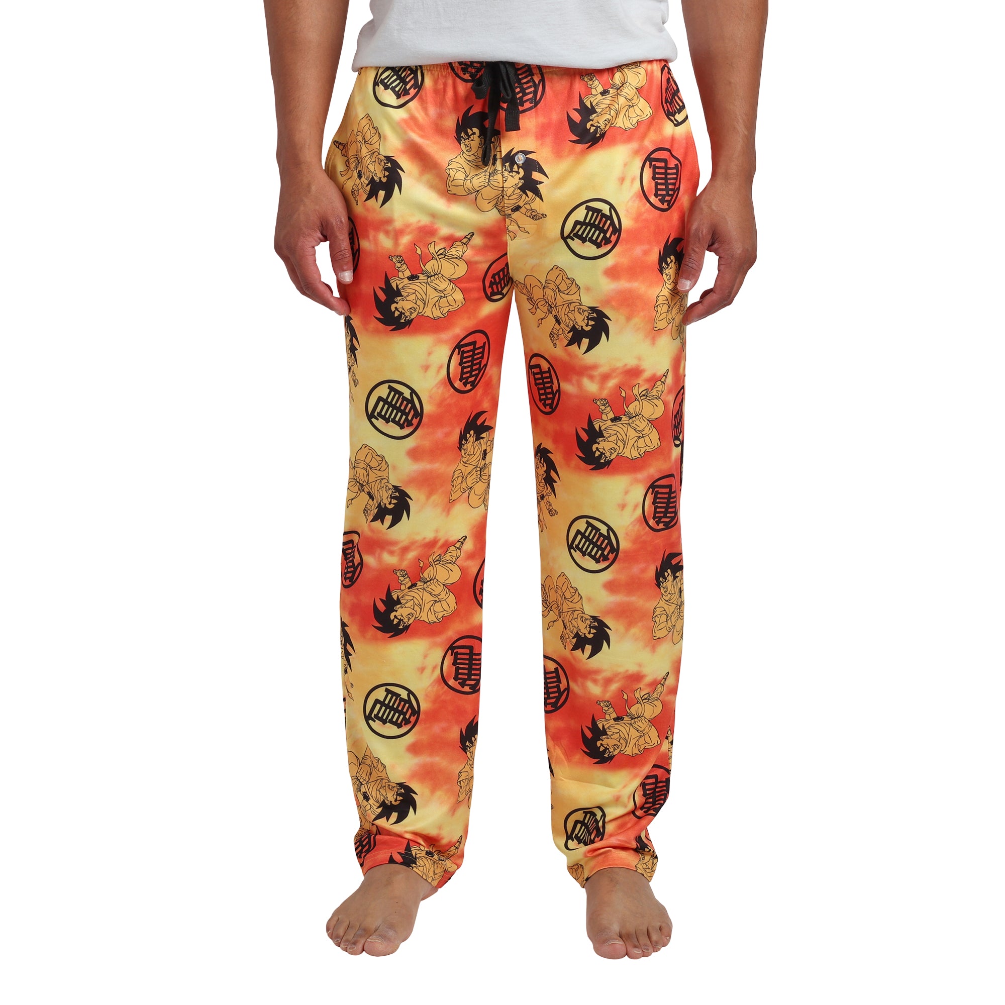 Dragon Ball Z Son Goku All-Over Print Men's Sleep Pajama Pants
