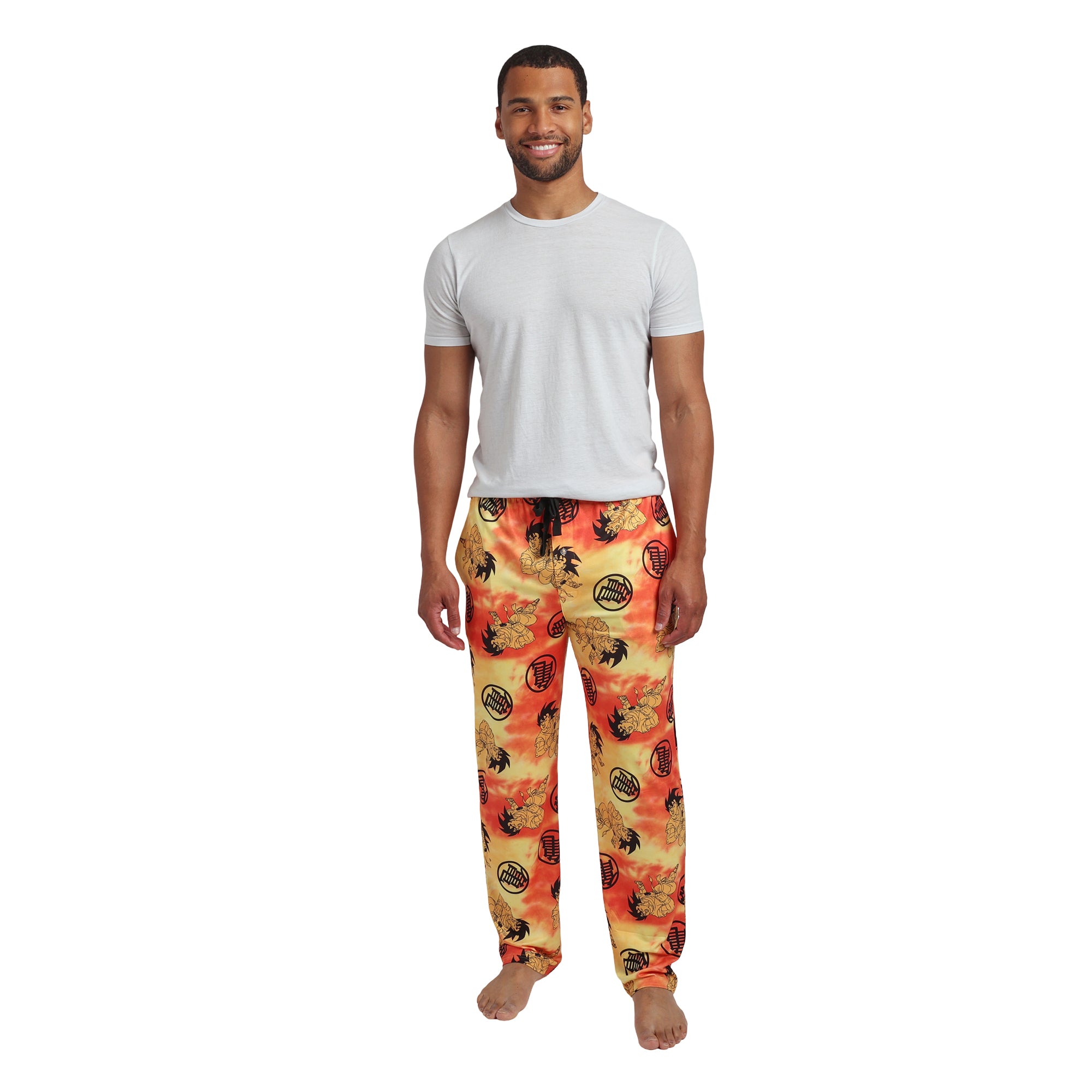 Dragon Ball Z Son Goku All-Over Print Men's Sleep Pajama Pants