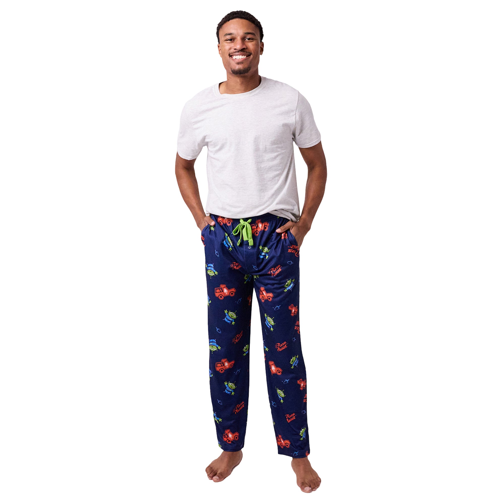 Toy Story Little Green Men Men's Navy Sleep Pajama Pants