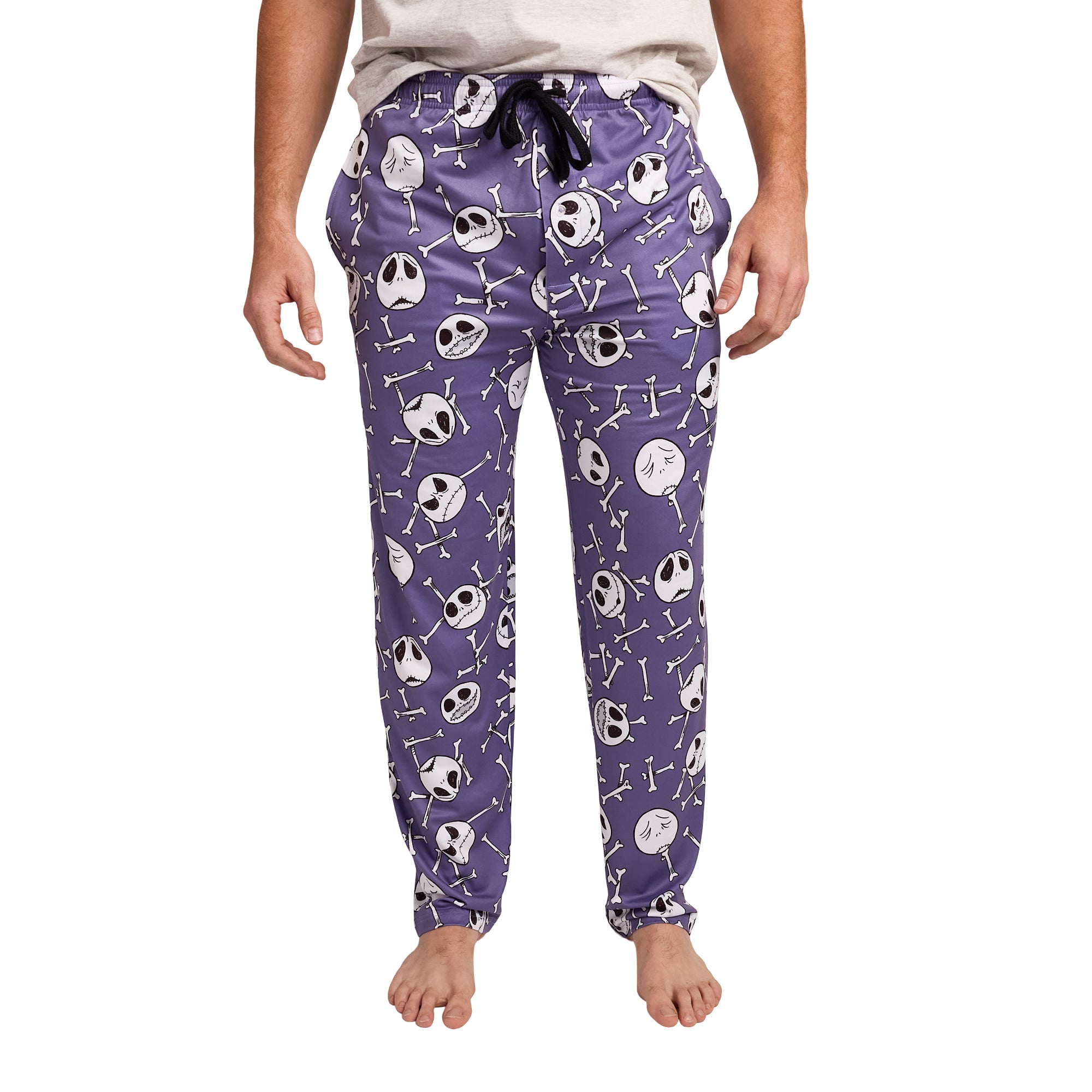 Nightmare Before Christmas AOP Mens Purple Sleep Pajama Pants