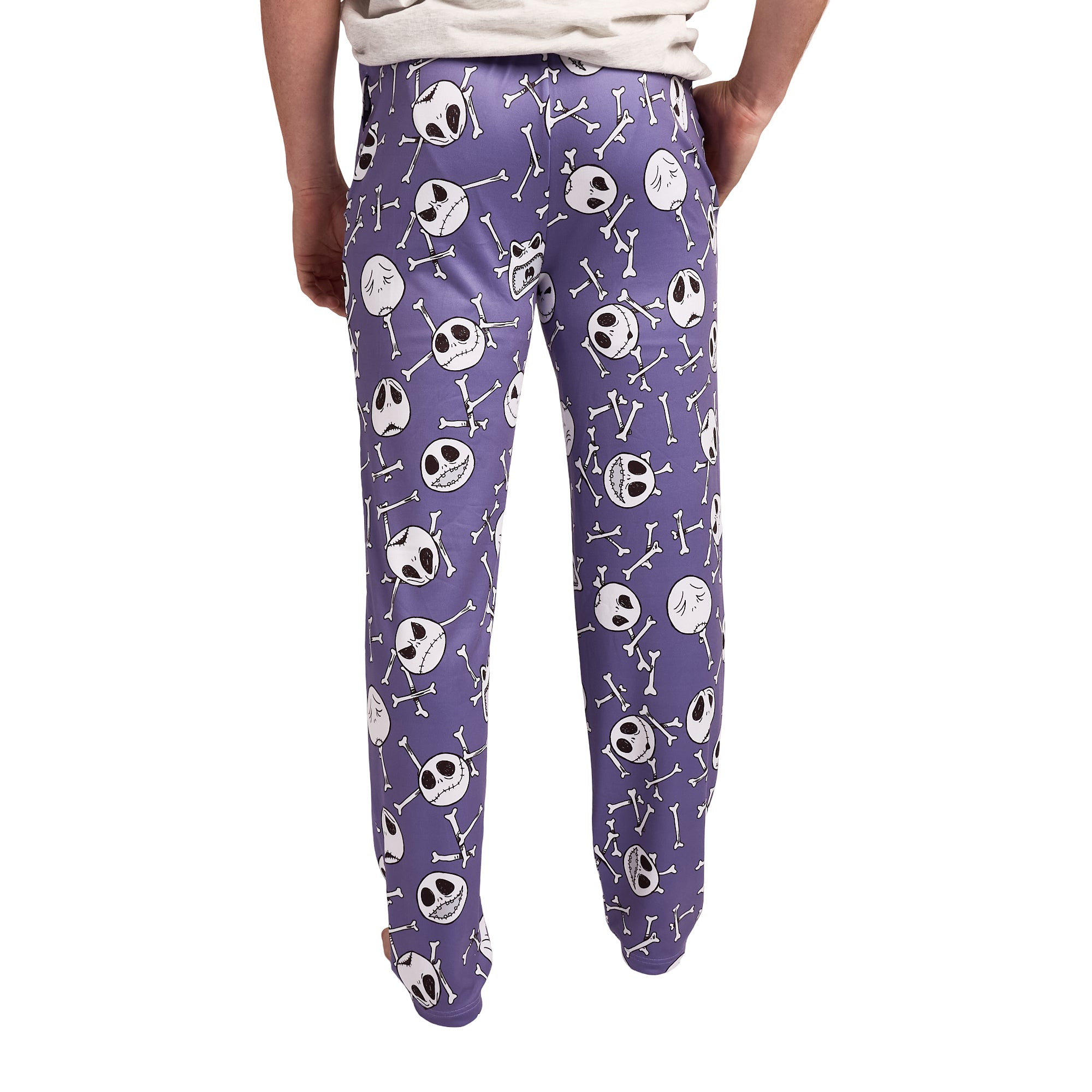 Nightmare Before Christmas AOP Mens Purple Sleep Pajama Pants