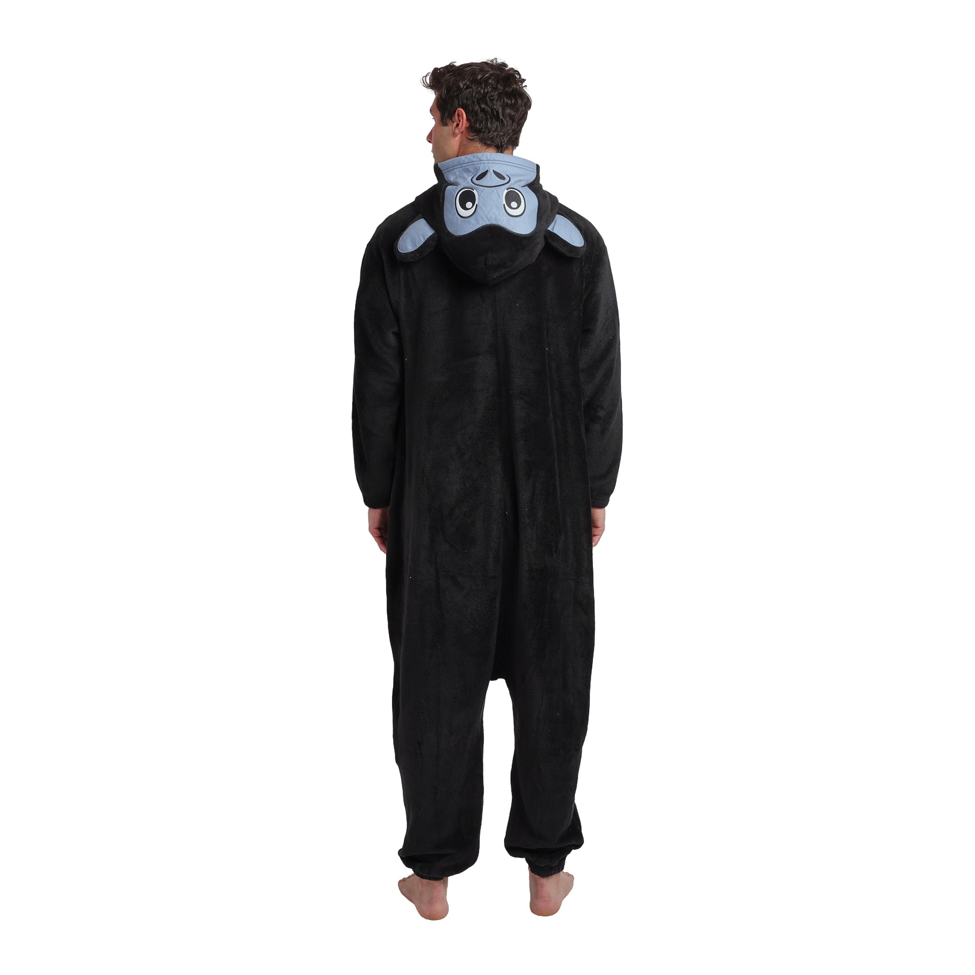 Kigurumi Gorilla Adult Cosplay Onesie Costume Union Suit With Cuffs And Hood