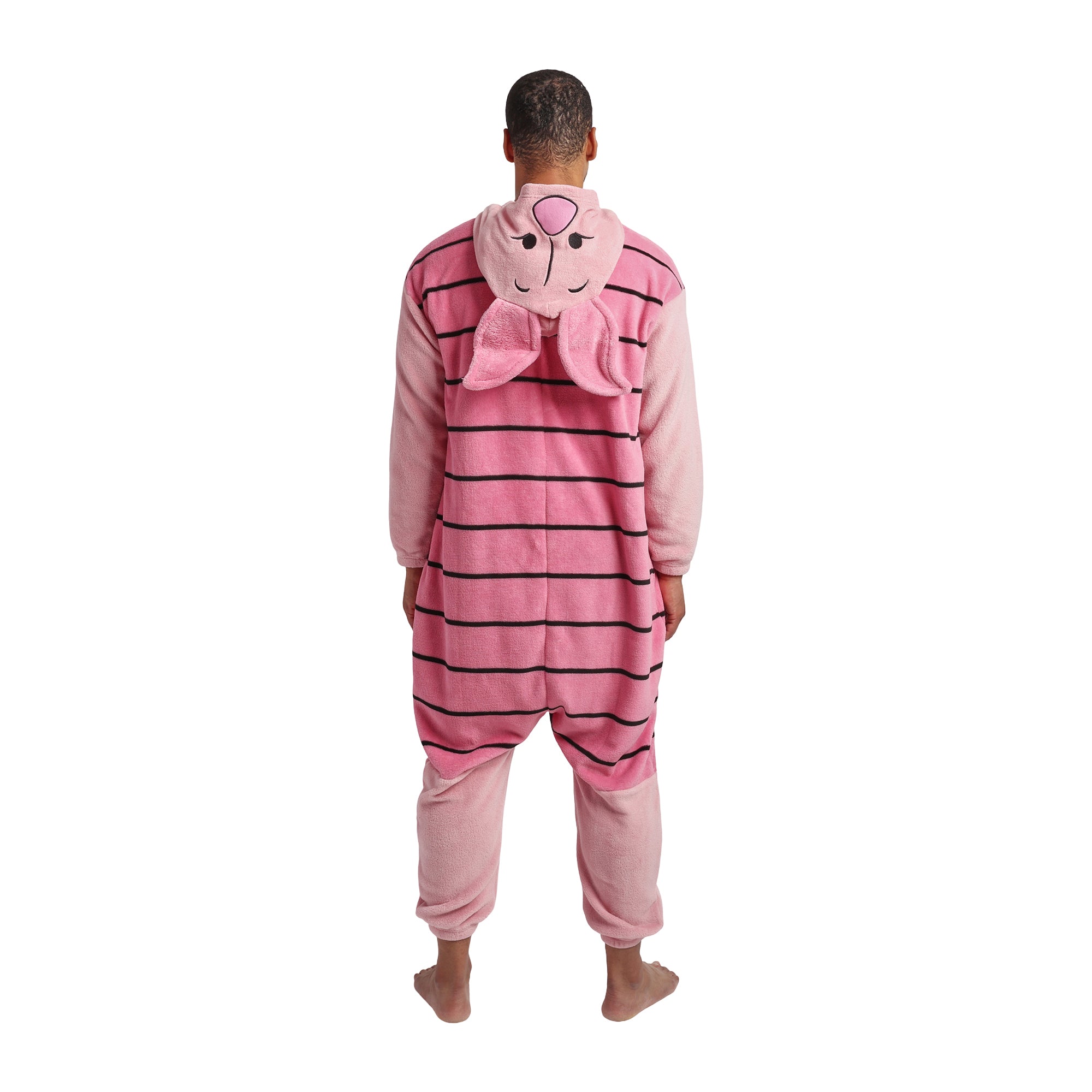 Winnie The Pooh Piglet Adult Long Sleeve Hooded Kigurumi Onesie Costume Cosplay Suit