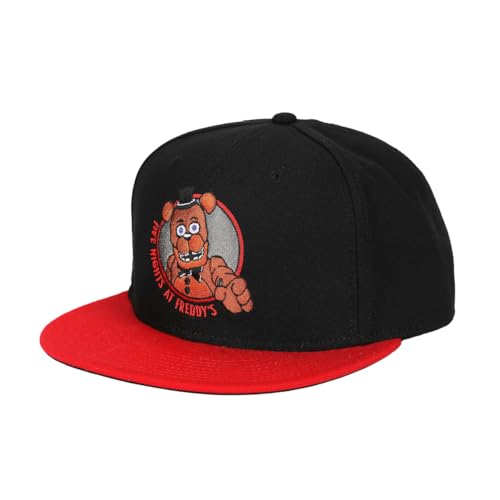 Five Nights At Freddy's I Survived Black Flat Bill Baseball Cap