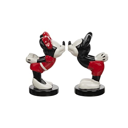Mickey & Minnie Sculpted Salt And Pepper Shaker Set