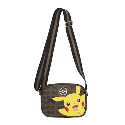 Pokemon Pikachu Crossbody Women'e Bag With Adjustable Strap