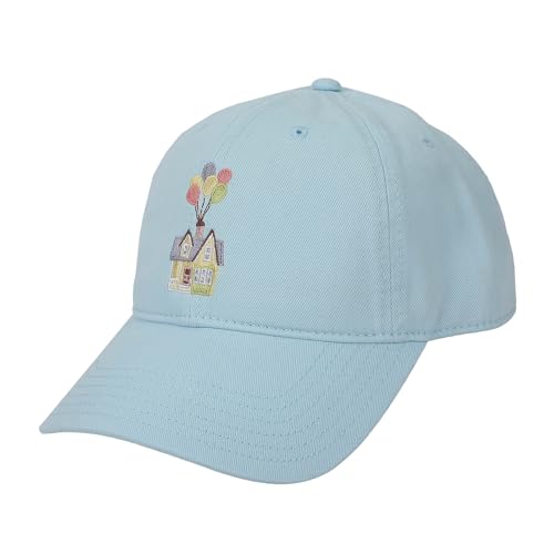 Pixar Collections Up House With Balloons Blue Washed Cotton Twill Dad Cap
