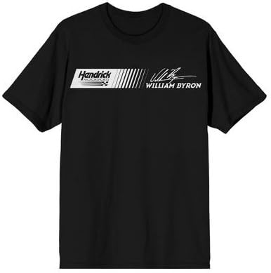 Hendricks Racing - William Byron 24 Racing Color Schemes Per Sponsor on Men's Black Short Sleeve Tee