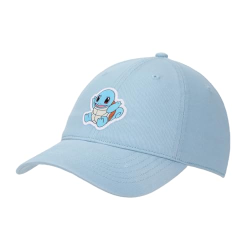 Pokémon Squirtle Printed Patch Blue Unstructured Baseball Cap