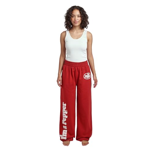 Dr Pepper I'm a Pepper Logo Women's Maroon Joggers