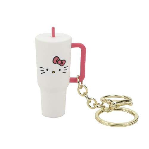 Hello Kitty Character Face Tumbler Keychain