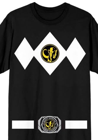 Power Rangers Blue Ranger Men's Blue Crew Neck Short Sleeve Cosplay Tee