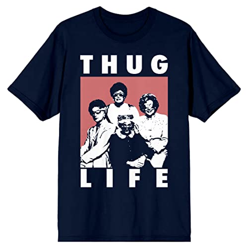 Golden Girls Thug Life Men's Navy T-shirt