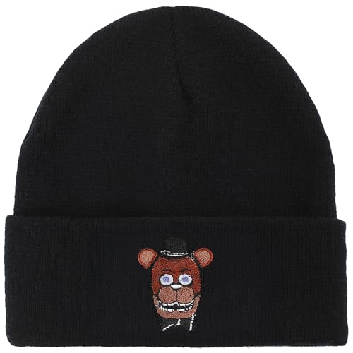Five Nights At Freddy's Freddy Embroidery On Acrylic Knit Standard Cuff Beanie