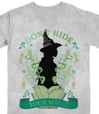 Wicked  Don''t Hide Your Magic Women's Tee on Crystal Wash