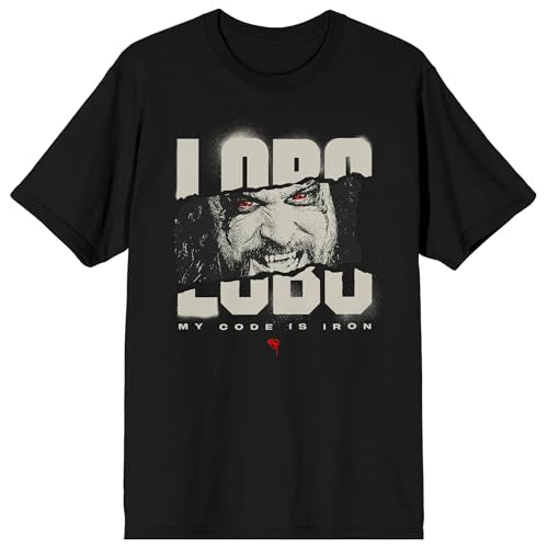 Supergirl Movie (2026) Lobo Burst My Code Is Iron Men’s Black Crew Neck Short Sleeve T-shirt
