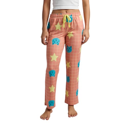 Kpop Demon Hunters Rumi's Cats and Stars Women's Sleep Pajama Pants