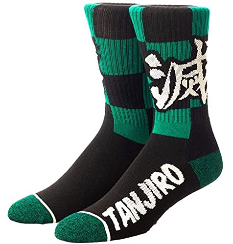 Demon Slayer Tanjiro Athletic Crew Socks for Men