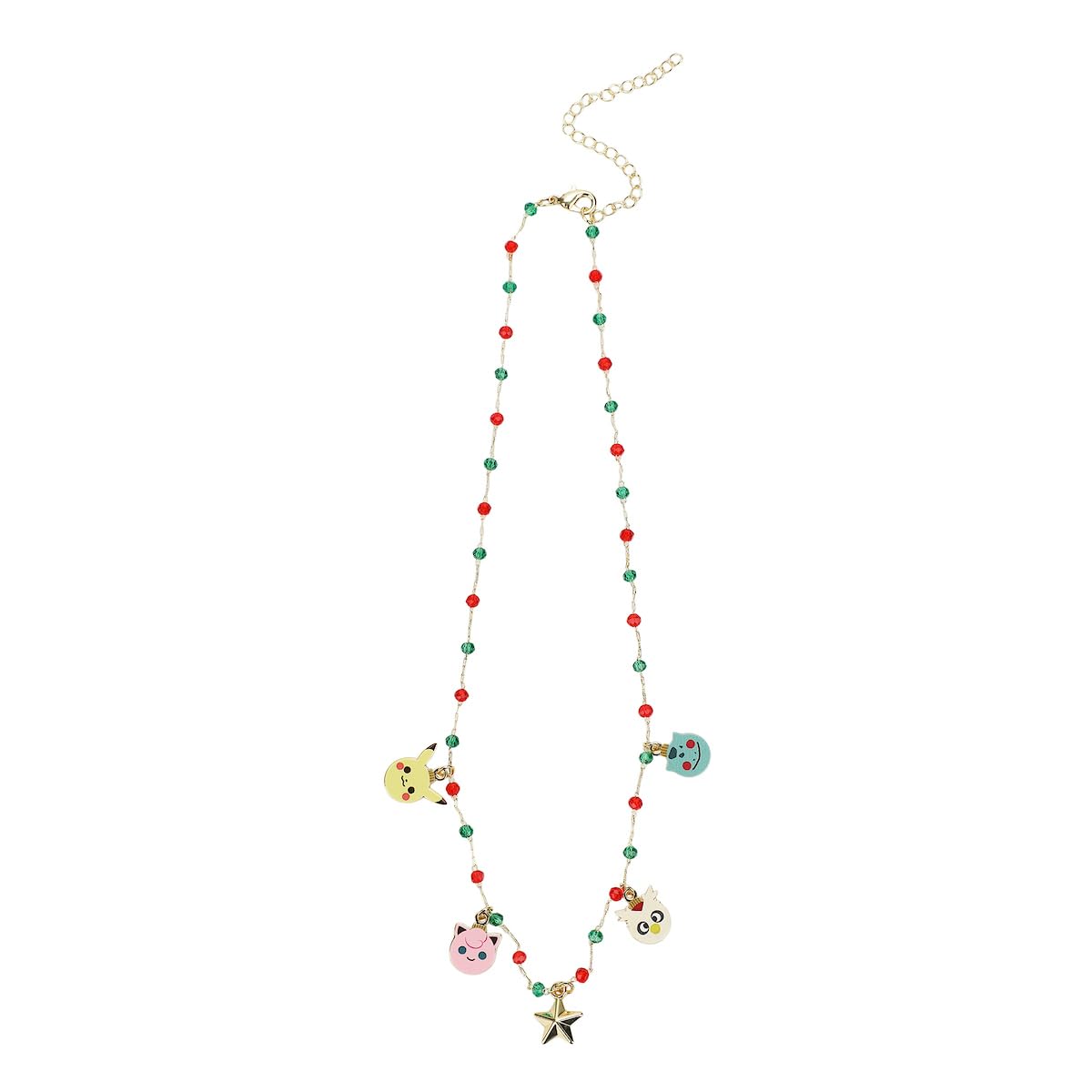 Pokémon Holiday-Themed Beaded Necklace