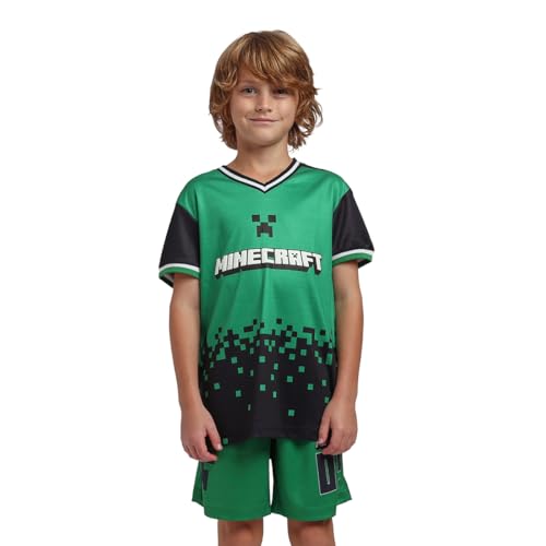 Minecraft Creeper 09 Boy's 2-Pack Soccer Jersey & Shorts Combo Set