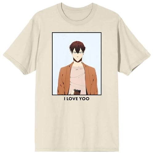 I Love Yoo Kousuke Hirahara Crew Neck Short Sleeve Natural Adult T-shirt