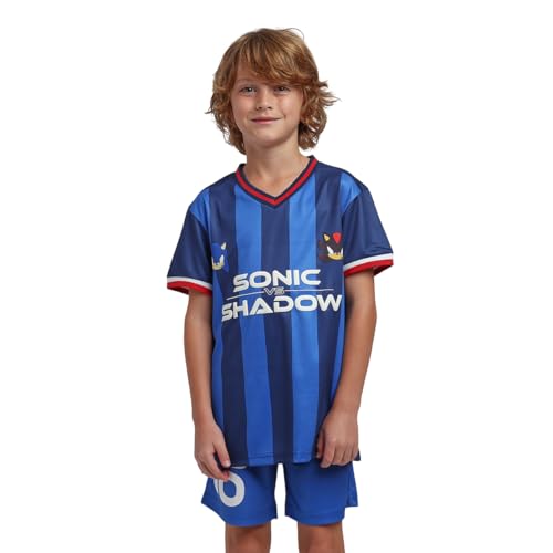 Sonic The Hedgehog Sonic & Shadow Boy's 2-Pack Soccer Jersey & Shorts Combo Set