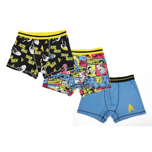 Star Trek U.S.S. Enterprise Men's 3-Pack Boxer Briefs Set
