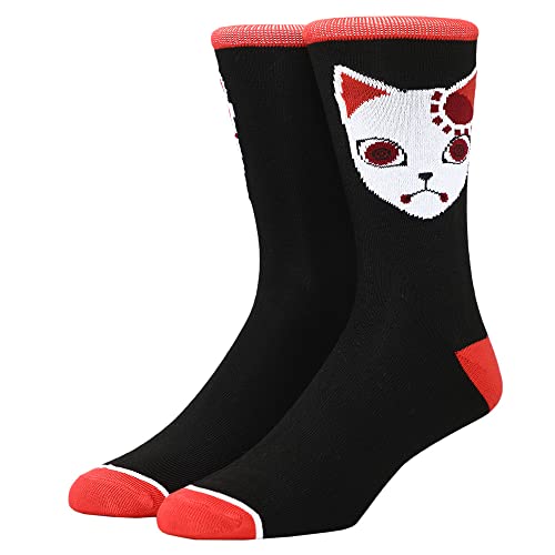 Demon Slayer Green Sublimated crew Socks for Men