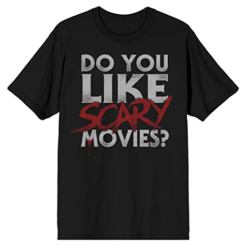 Scream Do You Like Scary Movies Men's Black Short Sleeve T-shirt