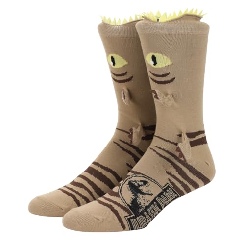 Jurassic Park and Stranger Things Adult Casual Crew Socks