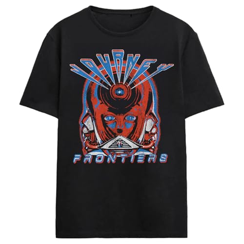 Journey Frontiers Relativity of Time Album Art Adult Black Crew Neck Short Sleeve T-shirt