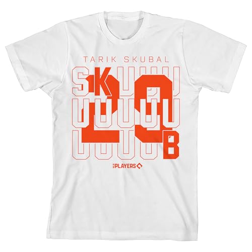 MLBPA Tarik Skubal 29 Skuuub Youth White Crew Neck Short Sleeve T-shirt