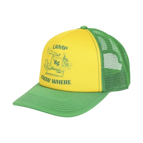 Stranger Things Camp Know Where Yellow Trucker Hat