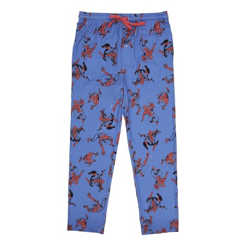 Spider-Man All-Over Character Print Men's Sleep Pajama Pants