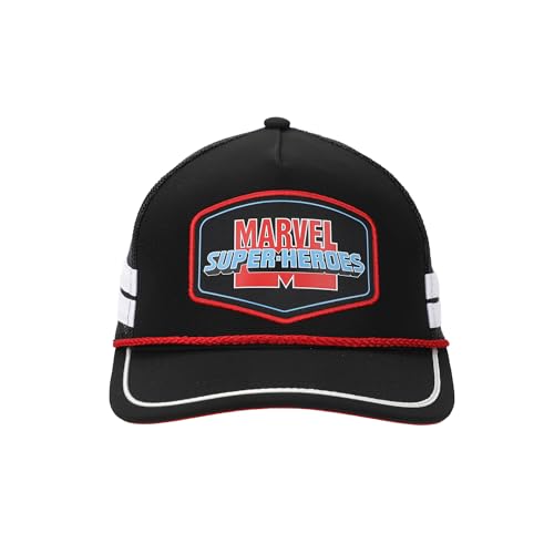 Marvel Super-Heroes Adult Black Trucker Hat