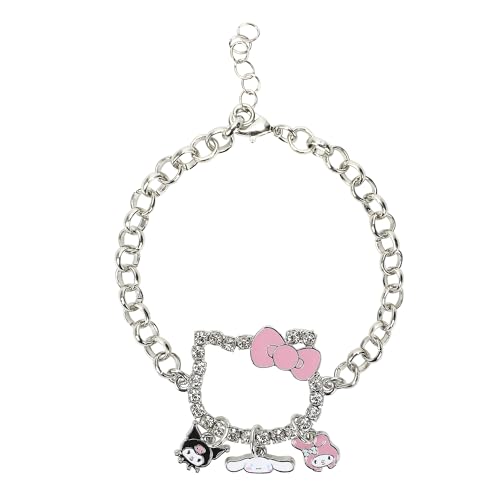 Hello Kitty Character Shape Bracelet With Three Character Charms