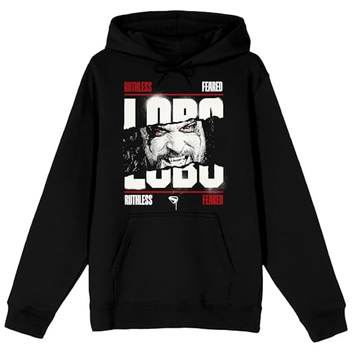 Supergirl Movie (2026) Jason Mamoa As Lobo Men’s Black Graphic Hoodie